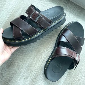 Dr Martens Ryker Brown Sandal with Buckle W size 8